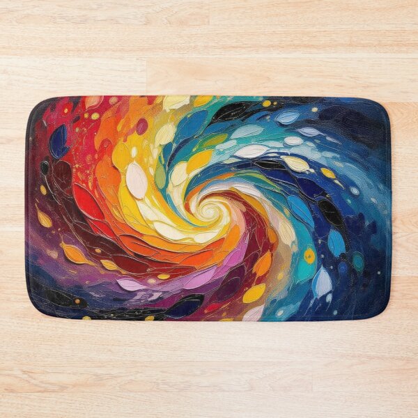 Item preview, Spiral Leaves in Motion – van Gogh Style meets Cosmic Flow for Dreamers & Color Poets designed and sold by FotoworldEdel.