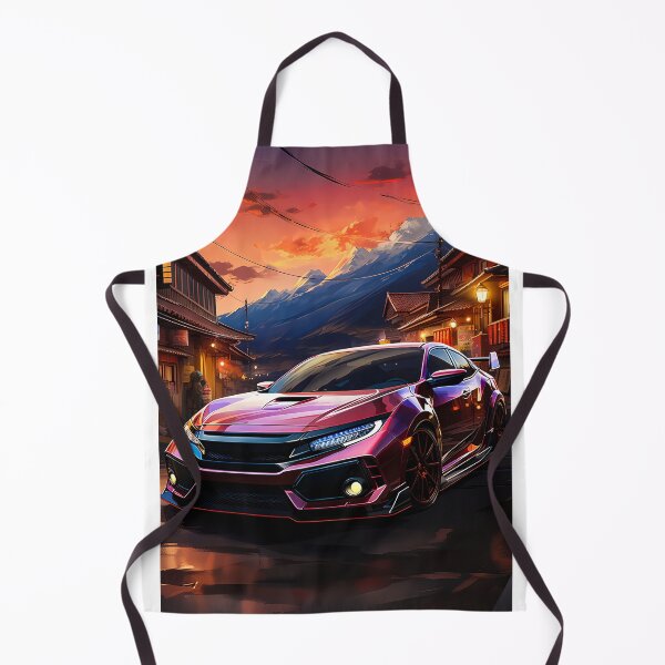 Item preview, Turbo Hot Hatch On Scenic Mountain Street designed and sold by RevUpDesign.