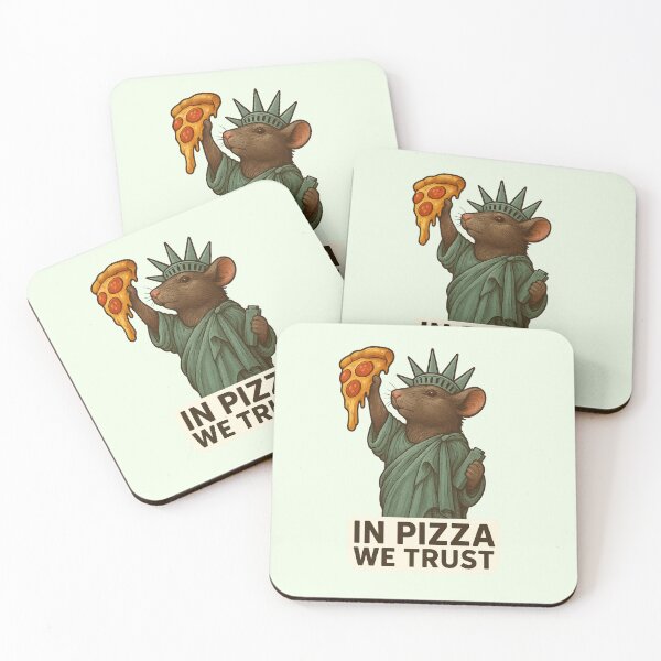 Item preview, Vintage Rat Statue of Liberty with Pizza – Funny NYC Parody Sticker designed and sold by YuliaHulia.