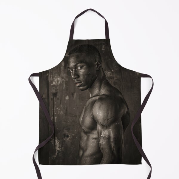 Item preview, Sexy Sweaty Black Male Photography designed and sold by Atlas Kai.