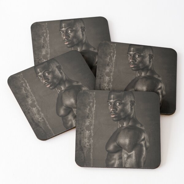 Item preview, African Man Portrait with Dramatic Shadows designed and sold by Atlas Kai.