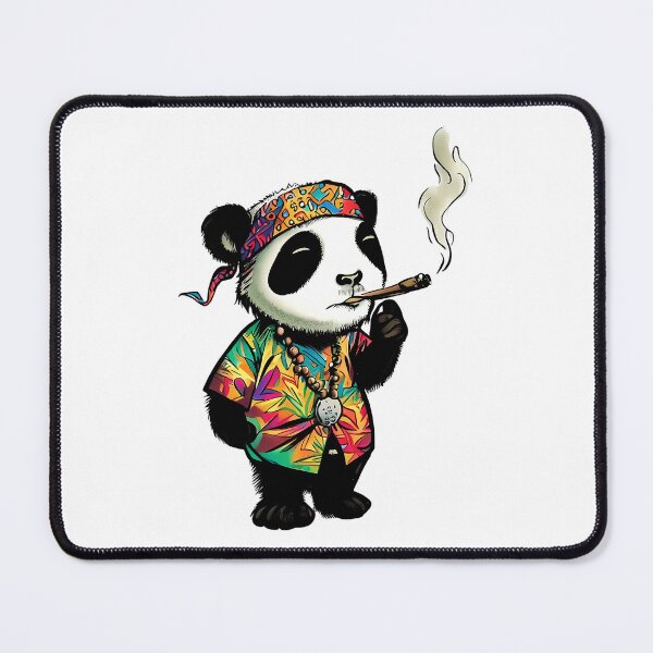 Item preview, 70'S Hippie Panda Smoking designed and sold by rolando-hines.