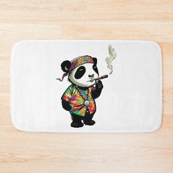 Item preview, 70'S Hippie Panda Smoking designed and sold by rolando-hines.