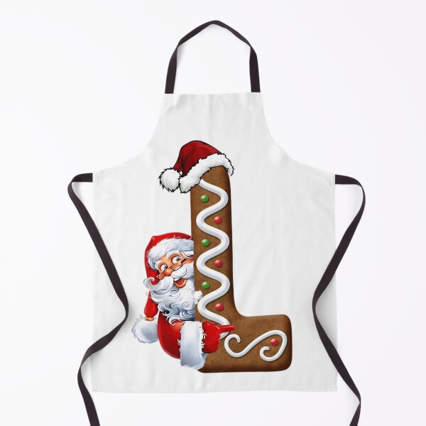 Item preview, Gingerbread Letter L Christmas Design | Cute Santa Alphabet Cookie Art designed and sold by Pandastore14.