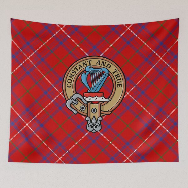 Item preview, Clan Rose Crest over Tartan designed and sold by sifis.