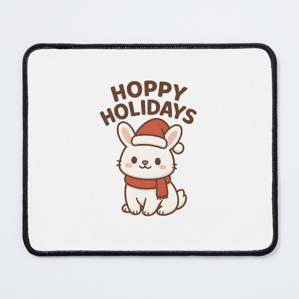 Item preview, Hoppy Holidays – Cute Snow Bunny designed and sold by VibeCircuit61.