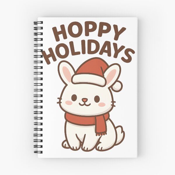 Item preview, Hoppy Holidays – Cute Snow Bunny designed and sold by VibeCircuit61.