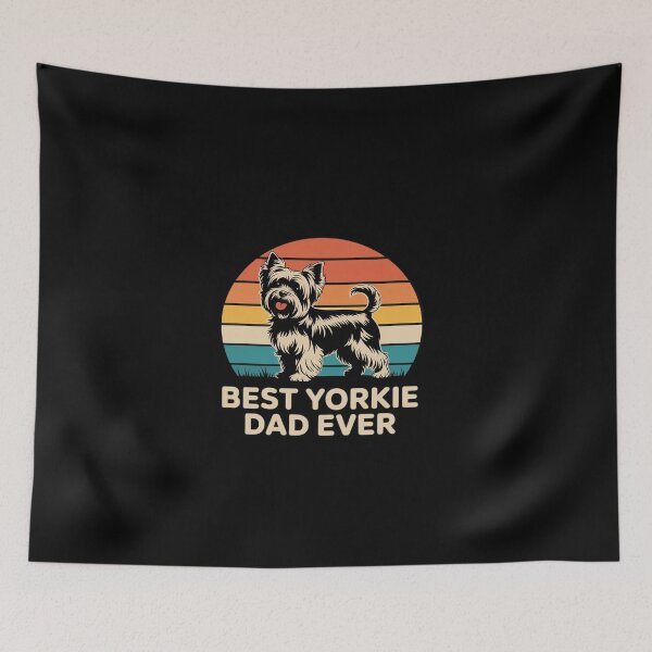 Item preview, Best Yorkie Dad Ever Father's Day For Dog Lover  designed and sold by EllinoKlemo.
