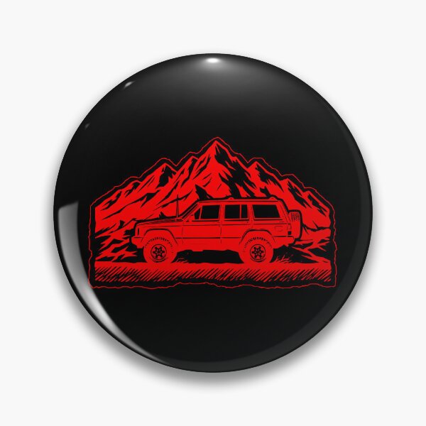 Item preview, The XJ Mountaineer Red lines designed and sold by Off-Road-Zone.