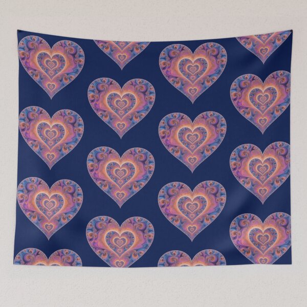 Item preview, Fractal Heart of Depth & Color designed and sold by MyTshirtArt.