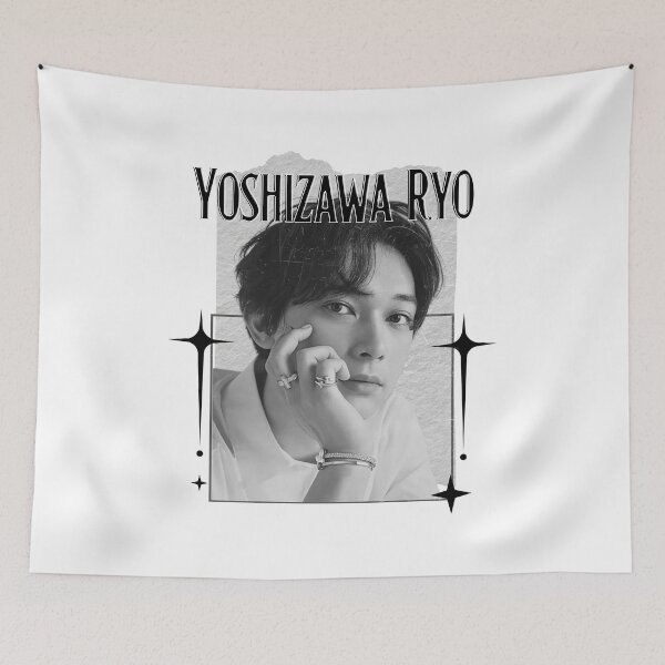 Item preview, Ryo Yoshizawa (吉沢 亮) Japanese Actor Jdrama Japan Entertainment Scrapbook Collage Cozy Y2K Vintage Design designed and sold by HELL0WBELLO.
