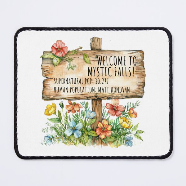 Item preview, Welcome to Mystic Falls Matt Donovan Population Joke designed and sold by EmeraldeaDesign.