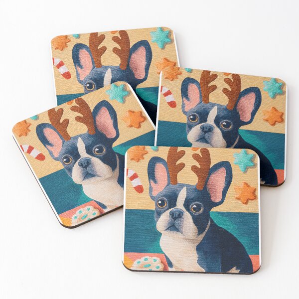 Item preview, French Bulldog Christmas Card designed and sold by NomadCanvas.