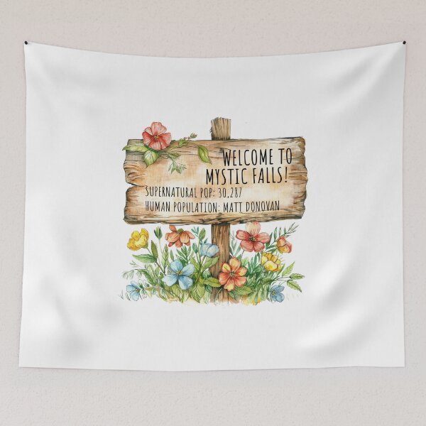 Item preview, Welcome to Mystic Falls Matt Donovan Population Joke designed and sold by EmeraldeaDesign.