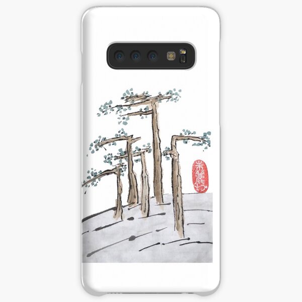Flat Trees Landscape Samsung Galaxy Snap Case
