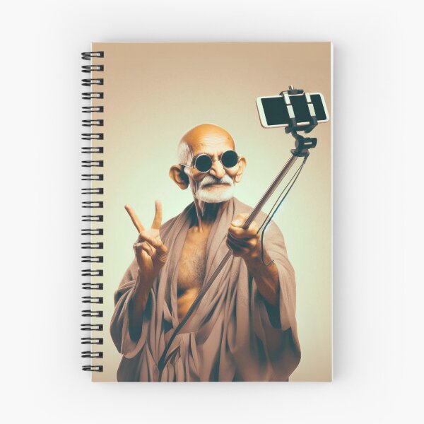 Item preview, Glitch-in-a-Dhoti: When Your Peaceful Vibe Check Crashes the Mainframe designed and sold by Print Fiction.