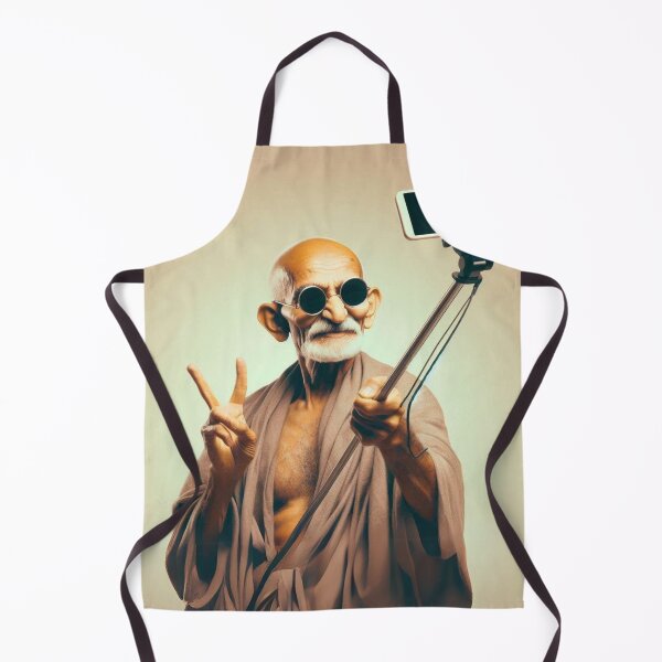 Item preview, Glitch-in-a-Dhoti: When Your Peaceful Vibe Check Crashes the Mainframe designed and sold by Print Fiction.