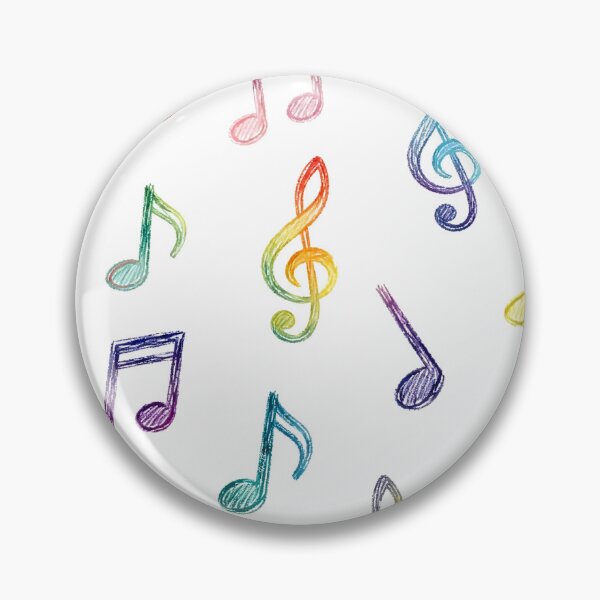 Item preview, Rainbow Crayon Music Notes designed and sold by Hen-C-Art.