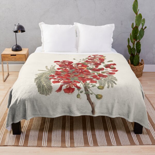 Item preview, Royal Poinciana Botanical Illustration designed and sold by AzizamWorks.