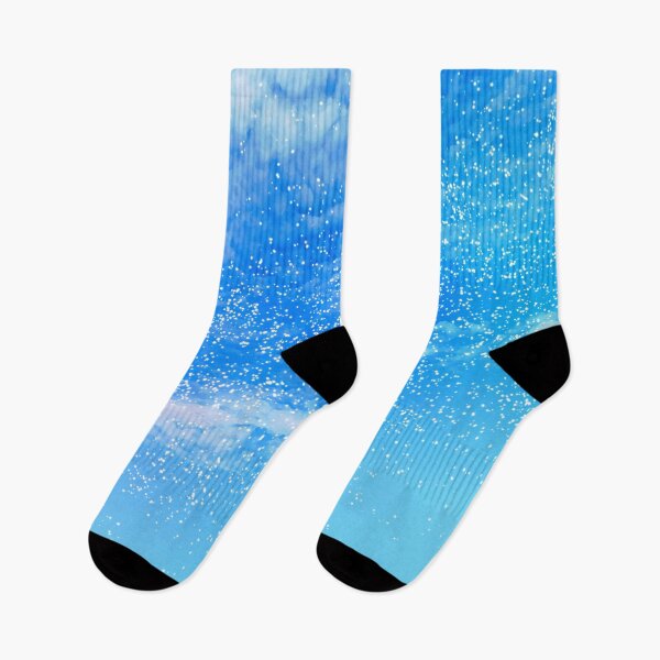 Item preview, cosmic blue sky, original digital watercolor galaxy art designed and sold by dizzy8.