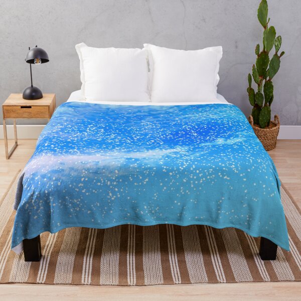 Item preview, cosmic blue sky, original digital watercolor galaxy art designed and sold by dizzy8.