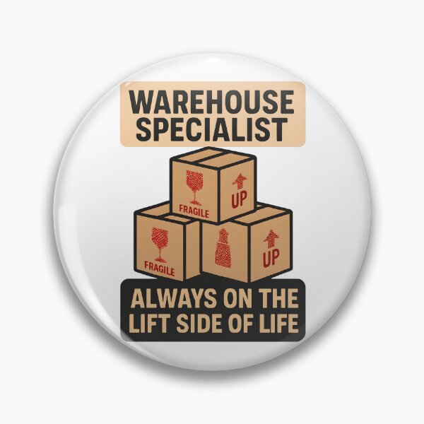 Item preview, Warehouse Specialist Always on the Lift Side of Life Box Stack Design designed and sold by TeeTimeTreasure.