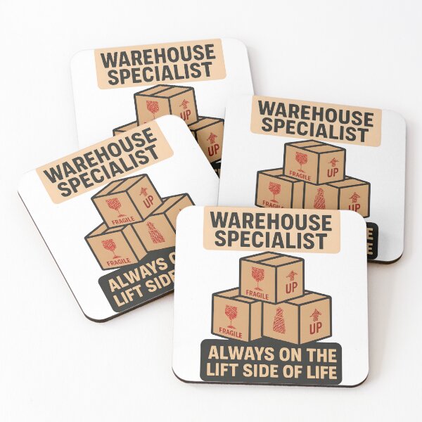 Item preview, Warehouse Specialist Always on the Lift Side of Life Box Stack Design designed and sold by TeeTimeTreasure.
