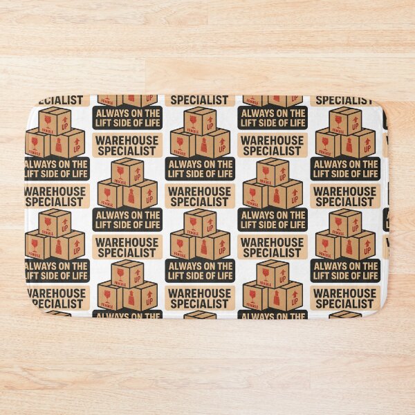 Item preview, Warehouse Specialist Always on the Lift Side of Life Box Stack Design designed and sold by TeeTimeTreasure.