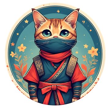 Artwork thumbnail, Ninja Cat #10 by Sam-Tada