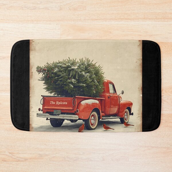 Item preview, Vintage Farmhouse Christmas Pickup Art designed and sold by ChicTrendz.