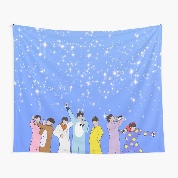 BTS Merchandise Kpop Wall Tapestry | BTS merch Tapestry for Bedroom, Home Decor, and Gift | 13 Different BTS Group and Solo Tapestries (Jungkook, V