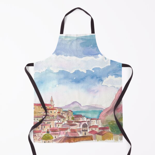Item preview, Sunlit Maratea Potenza Coastline with Sea View designed and sold by artshop77.