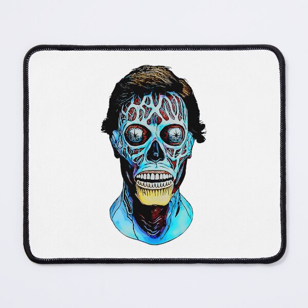 Item preview, They Live Blue Alien Skull Illustration designed and sold by DonnaBradsha.
