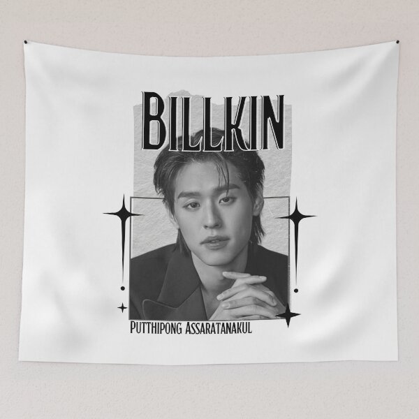 Item preview, Billkin (Putthipong Assaratanakul) Thailand Actor  Thai drama Entertainment Scrapbook Collage Cozy Y2K Vintage Design designed and sold by HELL0WBELLO.