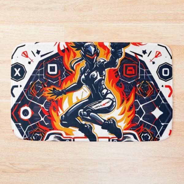 Item preview, PlayStation Gaming Fire Energy Controller Art designed and sold by DrawDrip.