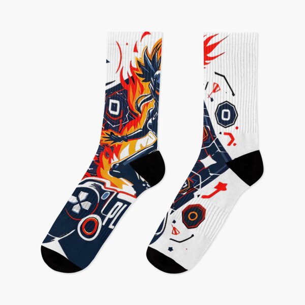 Item preview, PlayStation Gaming Fire Energy Controller Art designed and sold by DrawDrip.