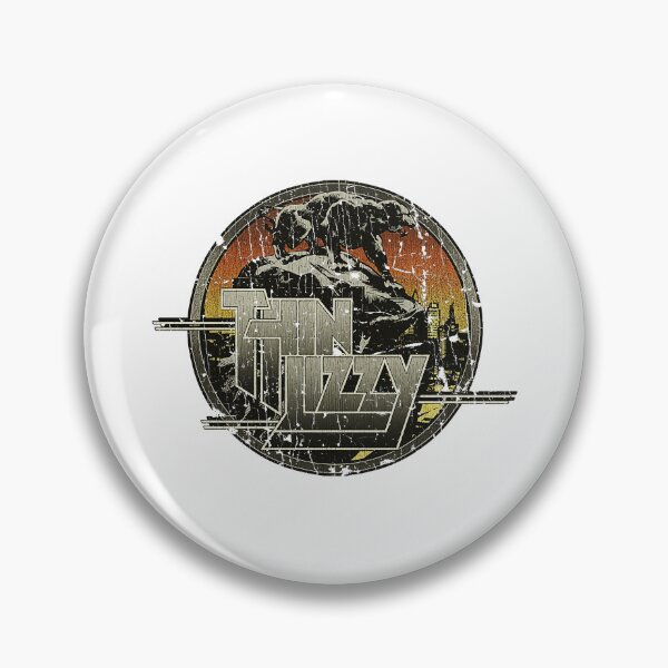 Item preview, Thin Lizzy Retro Metallic Circle Badge designed and sold by conleyrobinso.
