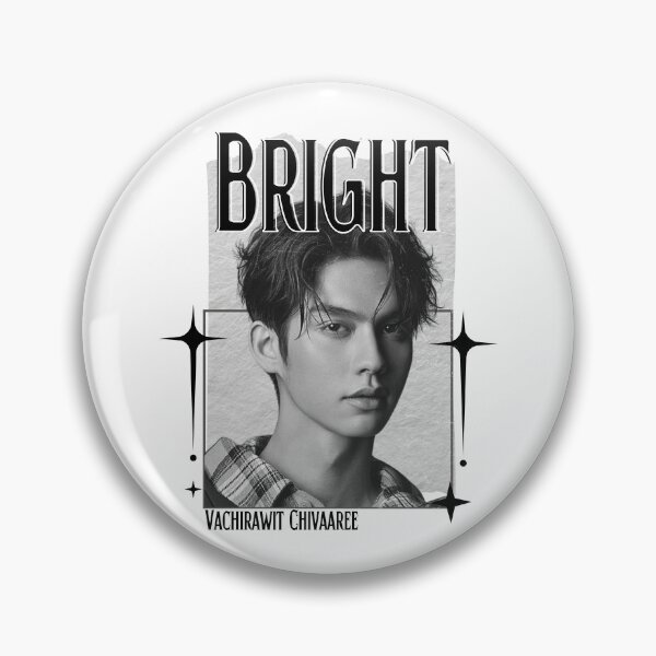 Item preview, Bright (Vachirawit Chivaaree) Thailand Actor  Thai drama Entertainment Scrapbook Collage Cozy Y2K Vintage Design designed and sold by HELL0WBELLO.