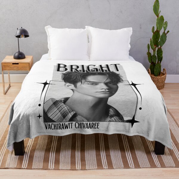 Item preview, Bright (Vachirawit Chivaaree) Thailand Actor  Thai drama Entertainment Scrapbook Collage Cozy Y2K Vintage Design designed and sold by HELL0WBELLO.