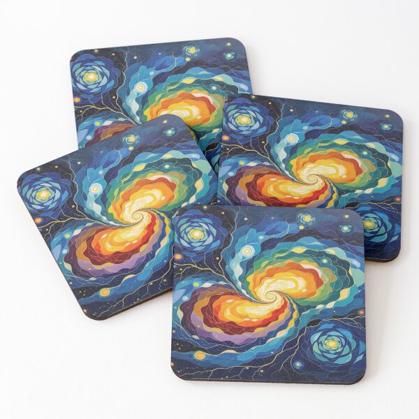 Item preview, Galactic Whirl – Spirals of Light & Emotion in van Gogh Style for Cosmic Souls & Dreamers designed and sold by FotoworldEdel.