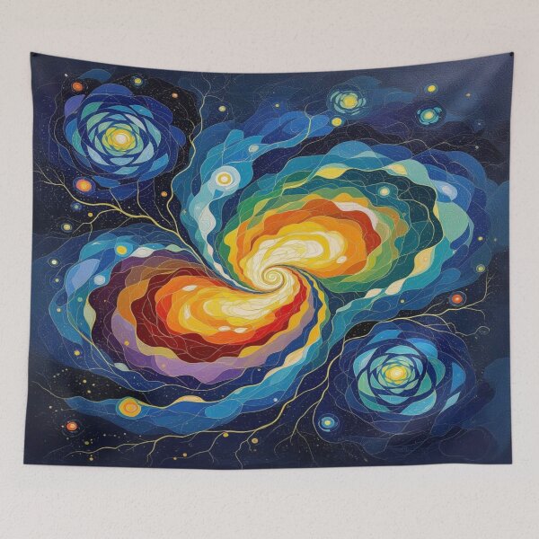 Item preview, Galactic Whirl – Spirals of Light & Emotion in van Gogh Style for Cosmic Souls & Dreamers designed and sold by FotoworldEdel.