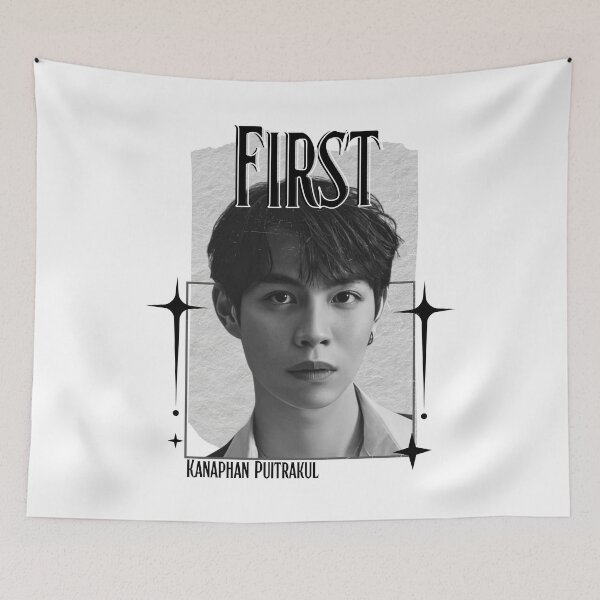 Item preview, First (Kanaphan Puitrakul) Thailand Actor  Thai drama Entertainment Scrapbook Collage Cozy Y2K Vintage Design designed and sold by HELL0WBELLO.