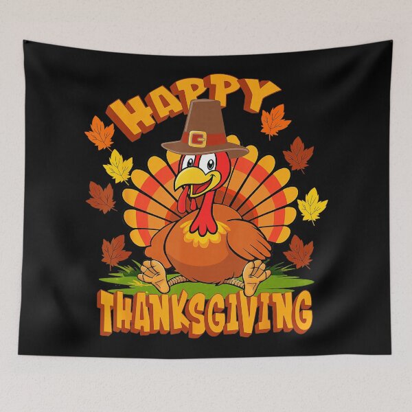 Item preview, Funny Thanksgiving Happy Turkey Family Dinner  designed and sold by JEFDodsonArt.