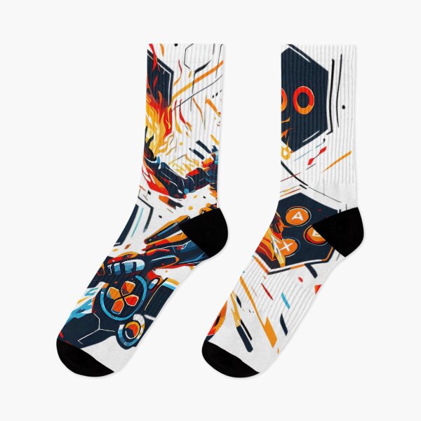 Item preview, PlayStation Gaming Hero Fire Controller Art designed and sold by DrawDrip.