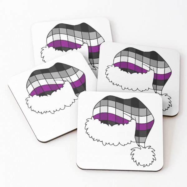 Item preview, Asexual Pride Santa Hat – Ace Christmas Holiday designed and sold by Cannaxes Studio.