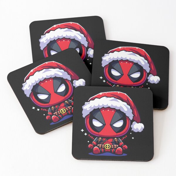 Item preview, Festive Chibi Masked Trickster Wearing a Santa Hat designed and sold by T-Chou.