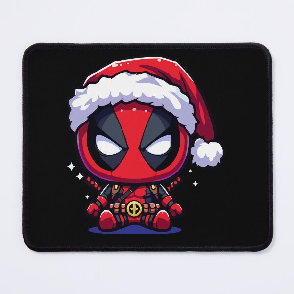 Item preview, Festive Chibi Masked Trickster Wearing a Santa Hat designed and sold by T-Chou.