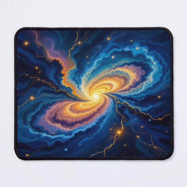 Item preview, Cosmic Flow in van Gogh Style – Spirals of Light, Energy & Emotion for Galactic Dreamers designed and sold by FotoworldEdel.