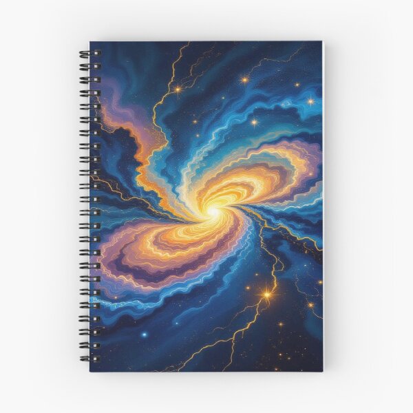 Item preview, Cosmic Flow in van Gogh Style – Spirals of Light, Energy & Emotion for Galactic Dreamers designed and sold by FotoworldEdel.