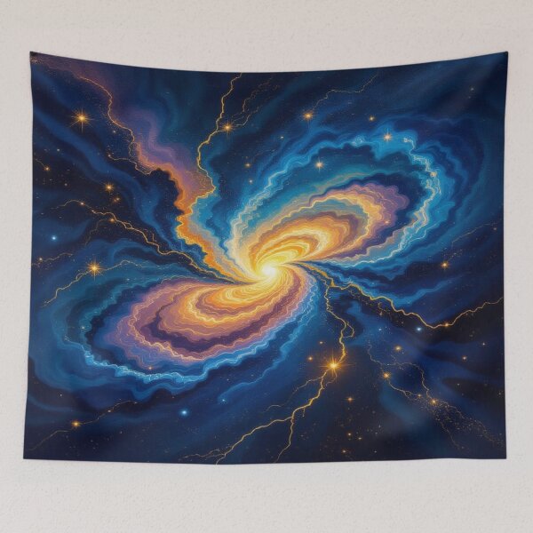 Item preview, Cosmic Flow in van Gogh Style – Spirals of Light, Energy & Emotion for Galactic Dreamers designed and sold by FotoworldEdel.